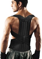 Ceinture de soutien dorsal respirante et réglable en néoprène, simple et efficace, pour prévenir la cyphose et corriger la posture