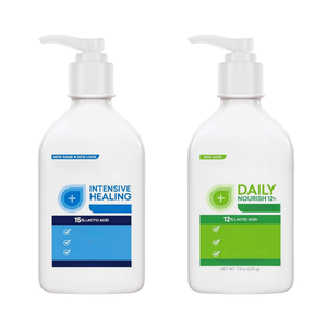 Lozione idratante quotidiana all'ingrosso per la pelle secca dermatologo del corpo 12% 15% acido lattico 225g lozione lattina - Product Image 4