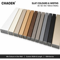 Panneaux en nid d'abeille en acier et aluminium imperméables, ignifuges, pour murs intérieurs, couleur et taille personnalisées, vente en gros