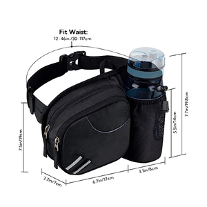 Riñonera de Nailon con Logotipo Personalizado, Impermeable, Resistente a Desgarros, Accesorio Deportivo para Correr, con Bolsillo para Botella, Bolsa de Cintura, Bandolera - Product Image 2