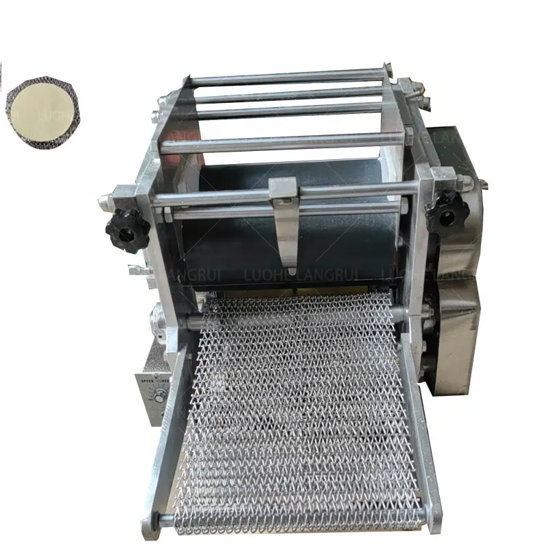 Automatic Pizza Dough Base Forming Machine Tortilla Making Machine Corn Tortilla Machine Food Industry Equipment 1set