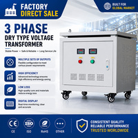 Transformador de Aislamiento Trifásico de 80 kVA 100 kVA, 380 V a 220 V, Refrigeración por Aire, Tipo Seco SG, EI, 5 Años de Garantía, 98%, 50/60 Hz