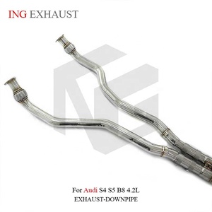Système d'échappement avant et arrière Valvetronic en acier inoxydable ING pour <span class=keywords><strong>Audi</strong></span> S4 / <span class=keywords><strong>S5</strong></span> B8 4.2L - Pièces de tuning performance en gros - Product Image 6