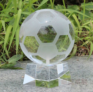 Khắc rõ ràng tinh thể bóng đá bóng đá với đứng MH-Q0175 - Product Image 6