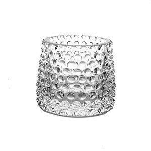 低最小起订量超大罐空水晶切割玻璃罐烛台促销价格 - Product Image 6