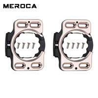 Kit de pince de plaque d'accessoires de pédale de remplacement Lollipop Lock conçu pour une utilisation améliorée sur les vélos de route