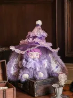 MICOCO Série Maison de Jeu Sorcière Boîte Mystère en Peluche Décoration Maison Poupée Mignonne