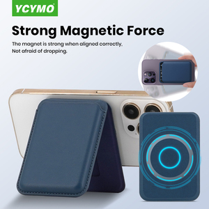 Dompet Kartu Ponsel Mewah Kulit PU Pria dengan Logo Kustom, Portabel, untuk iPhone 14 15 16 17 Pro Max Plus Air - Product Image 5