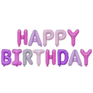 Ensemble de ballons en plastique écologiques non toxiques durables de 16 pouces avec inscription « Joyeux anniversaire » pour la décoration de fête d'enfants - Product Image 5