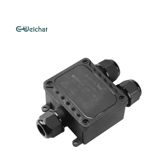 E-Weichat EW-M2068 (L) -Y 3 vias Y ev cabo conector de carregamento de veículo elétrico caixa de junção à prova d'água IP68