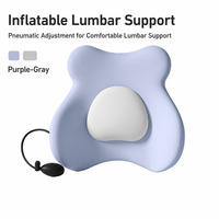 Coussin lombaire gonflable pour voiture, support dorsal pour conducteur, idéal pour les longues sessions de conduite
