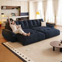 Abnehmbares Waschbares Premium Modulares Chenille-Stoff Ecksofa für Wohnzimmer