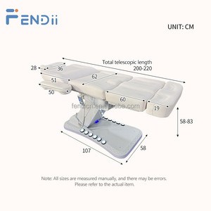 Tempat Tidur Kecantikan Modern Profesional yang Dapat Disesuaikan Secara Elektrik untuk Salon Kecantikan - Product Image 5