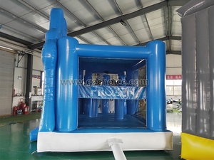Casa hinchable inflable personalizada de grado comercial de nuevo estilo <span class=keywords><strong>Castillo</strong></span> hinchable congelado con tobogán para que los niños jueguen en invierno - Product Image 5