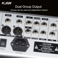 Console de Mixage Numérique Professionnelle 8 Canaux 99 Effets DSP, Mini Table de Mixage Audio Soundcraft avec Bluetooth, MP3, USB