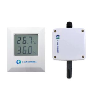 Capteur de température et d'<span class=keywords><strong>humidité</strong></span> de type fendu à montage mural avec affichage pour la surveillance de la température et de l'<span class=keywords><strong>humidité</strong></span> - Product Image 1