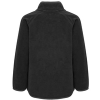Chaqueta de lana polar con cremallera completa para niños de diseño personalizado, abrigos a prueba de viento con cuello levantado, chaqueta de invierno para niños