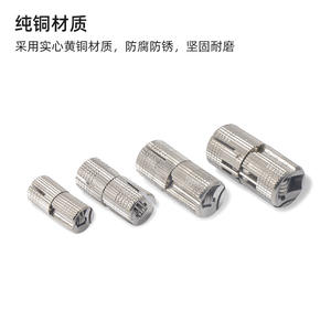 Single-Slot Copper <b>Hinges</b> Exquisite Seamless Concealed Bucket Cylindrical Decorative <b>Hinges</b> for <b>Furniture</b> Gift Boxes - Product Image 3