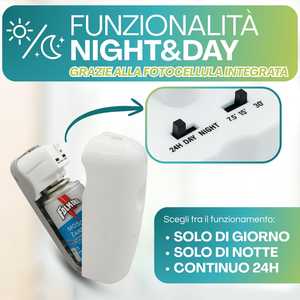 Dispensador Automático de 250 ml, Programable, con Función Día/Noche, Difusor Inteligente para Control de Plagas - Product Image 3