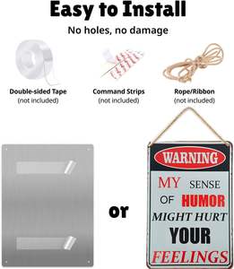 Enseigne rétro en métal-Style décoratif-Décoration d'espace réservée aux hommes-Enseigne en étain-Convient <span class=keywords><strong>pour</strong></span>: bars, maisons, chambres à coucher - Product Image 3