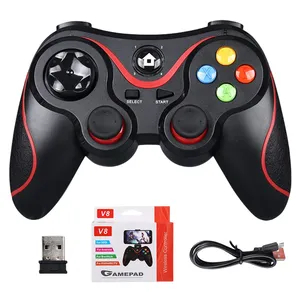 V8 2.4G Không Dây Trò Chơi Điều Khiển PC Trò Chơi Điều Khiển Kép Rung Điều Khiển Gamepad Cho <span class=keywords><strong>Android</strong></span>/<span class=keywords><strong>IOS</strong></span>/PC/PS3/Switch/Điện Thoại Di Động - Product Image 1