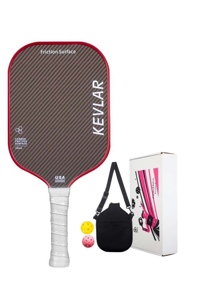 Red frame-1 racket 2 balls 1 pack 1 gift box