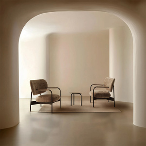 <span class=keywords><strong>OEM</strong></span> Factory Großhandel Nordic Fashion Boucle Velvet Akzent Stühle Moderne Luxus Freizeit Wohnzimmer Sessel - Product Image 1