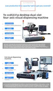 CCD Otomatik Epoksi Reçine Silikon Yapıştırıcı Dağıtıcı Masaüstü Görsel Dağıtım Makinesi PCB PCBA Endüstriyel Ekipmanlar için 1 Yıl Garantili - Product Image 3