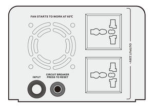 KEBO BWA 1500VA черный настенный однофазный Автоматический регулятор напряжения комплексный светодиодный дисплей медный материал стабилизатор - Product Image 3