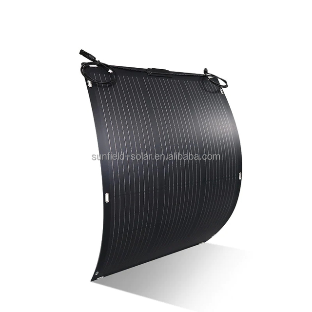 Waterproof 100 Watt 12V Ultra Flexible Thin Lightweight Monocrystalline ETFE Solar Panel 150w 200w 250w 300w 400w 430w 520w
