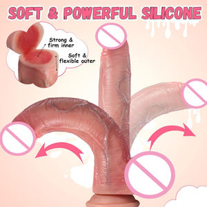 <span class=keywords><strong>Dildo</strong></span> in Silicone Ultra realistico <span class=keywords><strong>Dildo</strong></span>, <span class=keywords><strong>Dildo</strong></span> realistico per G Spot e gioco anale con potente ventosa, Sex Toy per le donne degli uomini - Product Image 3