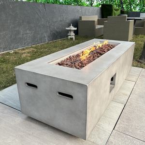 <span class=keywords><strong>Foyer</strong></span> extérieur en pierre comme une cheminée, cadre en bois, bar, table <span class=keywords><strong>de</strong></span> feu dans le jardin, vente en gros - Product Image 6