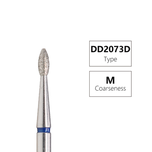 Foret à ongles en forme de goutte de diamant 3/32 pouces, outil de nettoyage des cuticules, outil de polissage des ongles, accessoires pour perceuse à ongles électrique rotative - Product Image 6