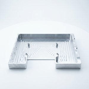 Plaque de base en aluminium usinée CNC de grande précision sur mesure, pièces de châssis, fournisseur OEM ODM en gros, fabriqué au Vietnam - Product Image 1