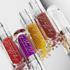 Meilleures ventes : Huile à lèvres cosmétique hydratante et illuminante effet miroir, 5 couleurs, waterproof, éclat lumineux et scintillant - Product Image 3