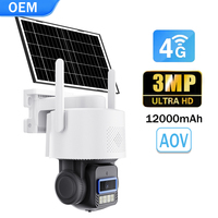 AG626 4G Solar PTZ Kamera 3MP Siyah Işık Tam Renkli AOV Kayıt WiFi Gerektirmez Dış Mekan Çiftlik Bahçe Çiftlik Güvenliği