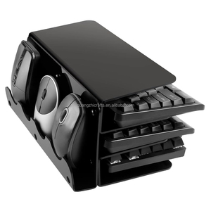 Tiết kiệm không gian Acrylic bàn phím chuột tổ chức 3 Tier Acrylic bàn phím chuột lưu trữ giá - Product Image 1