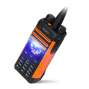HYT TD580数字DMR便携式收发器UHF350-470Mhz VHF136-174MHz宽带发光二极管2000毫安电池Hyt时代DMR对讲机