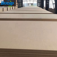 Feuille de MDF de haute qualité en gros directe d'usine 1220*2440*18mm sans formaldéhyde pour plaque de porte de garde-robe