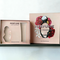 Scatola Regalo Personalizzata per Set di Profumi e Lozioni per il Corpo, Confezione Stampata con Inserto per Combo di Fragranze, Scatola di Carta OEM all'Ingrosso