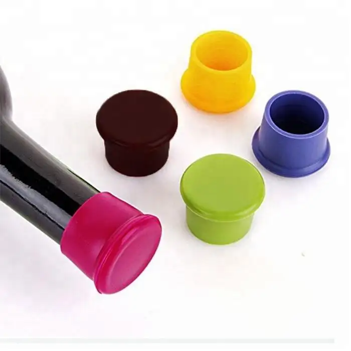 Leak Free Fresh Keeping Reusable Silicone Beer Bottle Caps Drink Saver Sealer Cover Plug Wine Stopper