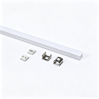 Profilé LED en aluminium, extrusion LED 06*06mm, canal de décoration lumineuse linéaire pour bandes LED