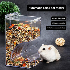 Automatischer Hamster-Futterspender aus Acryl, Kleintier-Lebensmittelspender, Dispensador <span class=keywords><strong>De</strong></span> Alimento Hamster Automatico, Mangerie Hamster - Product Image 1