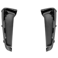 Accesorios para Auto, Kit de Carrocería para Parachoques Delantero, Placa Lateral Plateada/Negra para BMW Serie X6 F16 Modificado a X6M 2014-2019