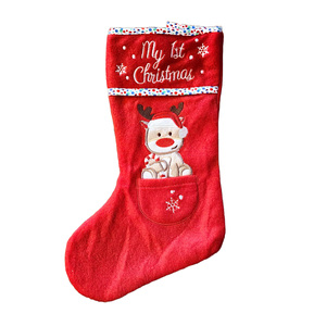 Ensemble <span class=keywords><strong>de</strong></span> bavoir et <span class=keywords><strong>de</strong></span> <span class=keywords><strong>bonnet</strong></span> en polaire pour bébé JMT <span class=keywords><strong>Premier</strong></span> Noël - <span class=keywords><strong>Mon</strong></span> <span class=keywords><strong>premier</strong></span> Noël Fabriqué en Chine - Product Image 5