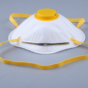 Mascarillas Faciales <span class=keywords><strong>FFP2</strong></span> en Forma de Copa, <span class=keywords><strong>Precio</strong></span> de Fábrica Verificado, Protegen Contra Polvo Fino y Tóxico, Blancas con Válvula - Product Image 2