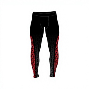 Factory Price High Quality ODM Custom Spandex/<b>Nylon</b> Four-Way Stretch Breathable Yoga <b>Leggings</b> - Product Image 4
