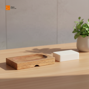 Soporte para Jabón <span class=keywords><strong>de</strong></span> Madera <span class=keywords><strong>de</strong></span> Acacia ALEO, Ecológico, Duradero, Moderno, Impermeable, Antideslizante, <span class=keywords><strong>de</strong></span> Lujo, Hecho a Mano, para Spa/Hotel, <span class=keywords><strong>Venta</strong></span> al Por Mayor - Product Image 1
