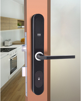 Cerradura de Puerta de Madera para Hotel, Estilo Europeo, Delgada, con RFID, con Sistema de Tarjeta Inteligente