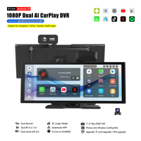 Système Android 15, écran CarPlay 11,26'', caméra avant et arrière DVR, CarPlay sans fil et Android Auto, lecteur multimédia tactile pour voiture
